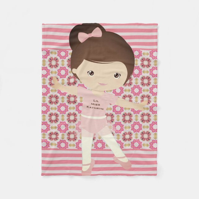 Manta Polar Chica Ballerina personalizada (Anverso)