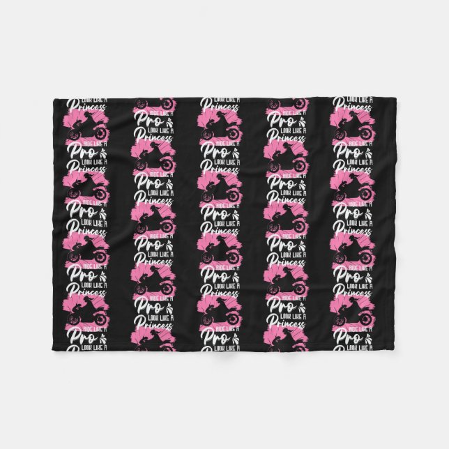 Manta Polar Chica ciclista motociclista (Frente (Horizontal))