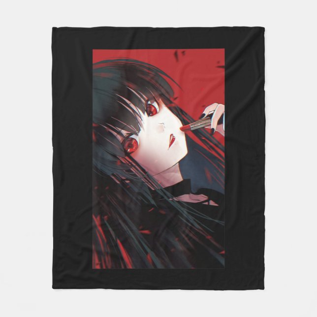 Manta Polar Chica de anime Kawaii Waifu Estético Otaku japonés (Anverso)