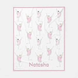 Manta Polar Chica de baile con nombre personalizado de Balleri