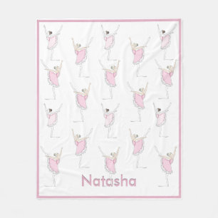 Manta Polar Chica de baile con nombre personalizado de Balleri