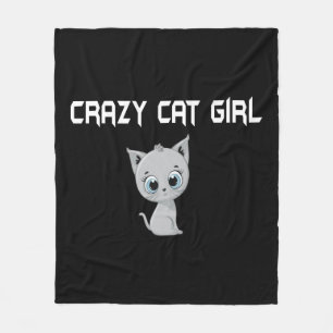 Manta Polar Chica de gato loco