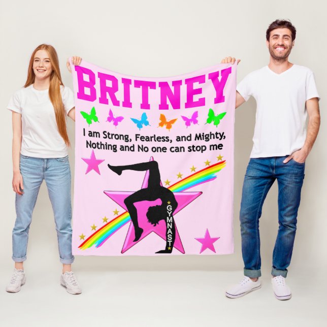 MANTA POLAR CHICA DE GIMNASIO INTEMPORÁNEO PERSONALIZADO FLEEC (In situ)