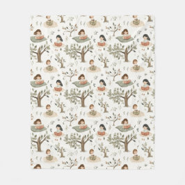 Manta Polar Chica de gusanos de libro