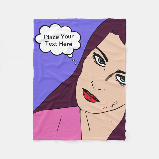 Manta Polar Chica de historietas #1 (Anverso)