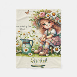 Manta Polar Chica de la margarita de Dios