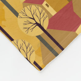 Manta Polar Chica de paraguas volador de fondo de sueño infant