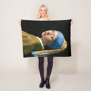 Manta Polar Chica de Pearl Earring, Johannes Vermeer, 1665