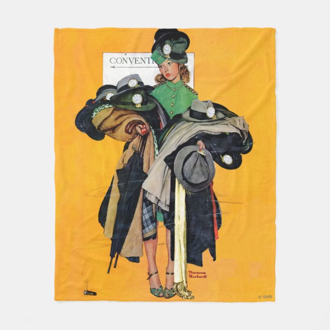 Manta Polar Chica Hatcheck (Anverso)