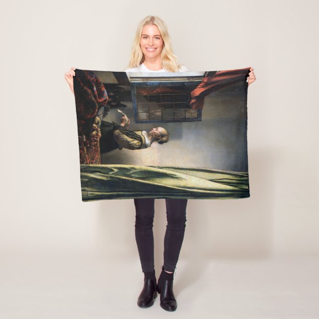 Manta Polar Chica leyendo una carta en la ventana, Vermeer (In situ)