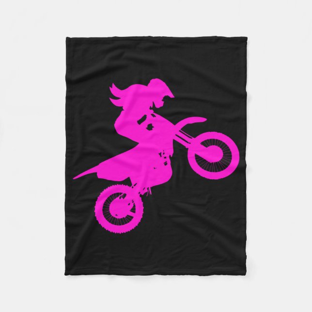 Manta Polar Chica Moto de Cross   (Anverso)
