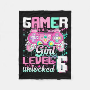 Manta Polar Chica Nivel 6 Videojuego desbloqueado 6º regalo de