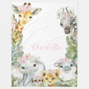 Manta Polar Chica Safari Blanket