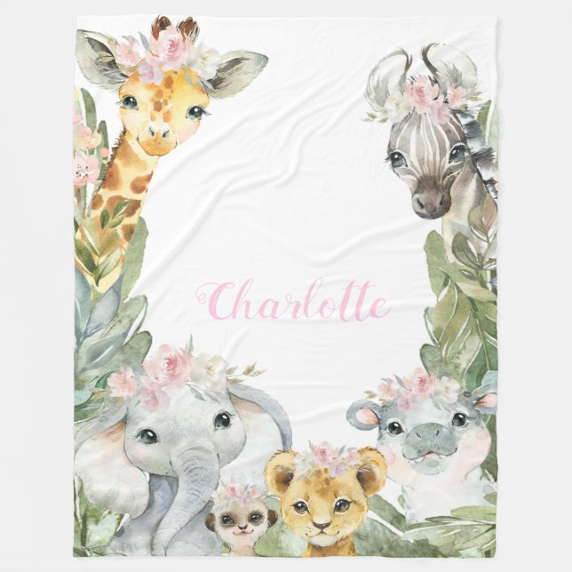 Manta Polar Chica Safari Blanket (Anverso)