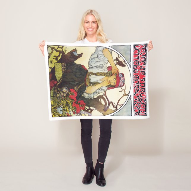 Manta Polar Chica y Geranium, Mucha (In situ)