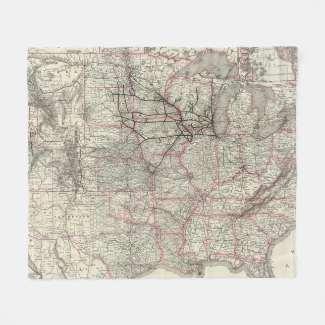 Manta Polar Chicago Milwaukee y relais de San Pablo y (Frente (Horizontal))