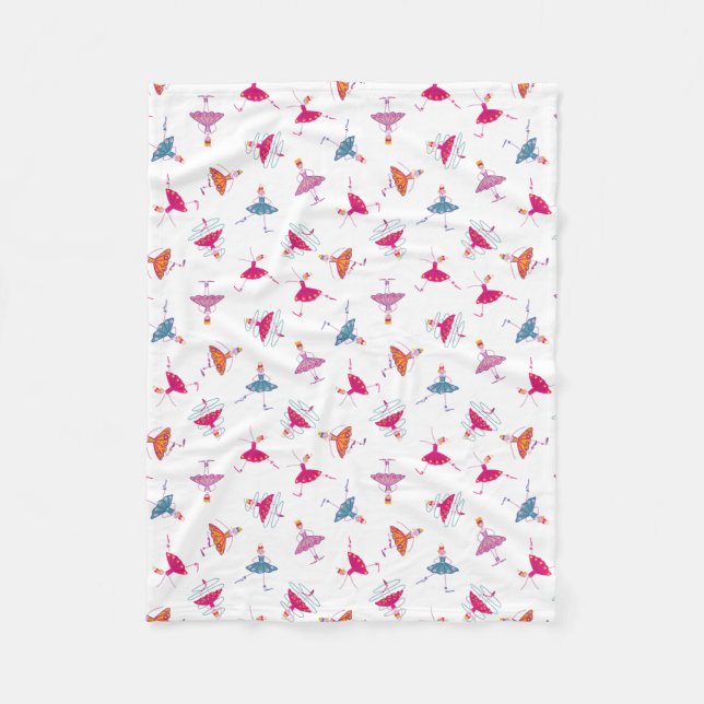 Manta Polar Chicas bailarines (Anverso)