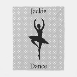 Manta Polar Chicas Ballerina Dancer Polka Dot