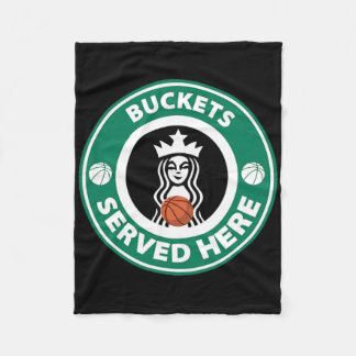 Manta Polar Chicas Bysketbyll Diversión Logo Sirviendo Cubos G