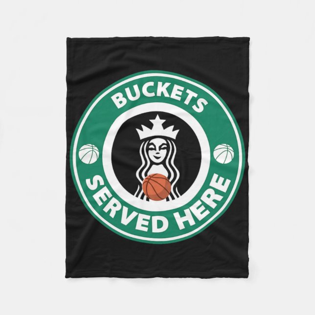 Manta Polar Chicas Bysketbyll Diversión Logo Sirviendo Cubos G (Anverso)