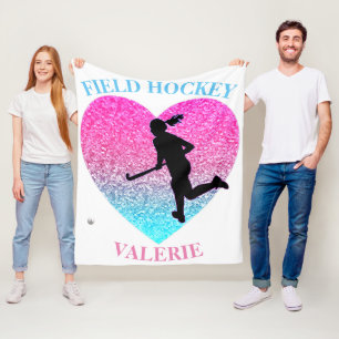 Manta Polar Chicas Campo de hockey Fleece Blanket