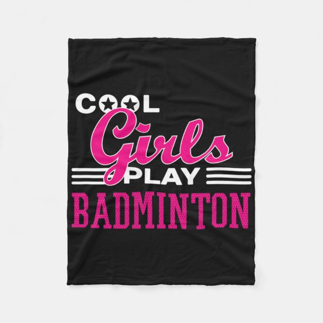 Manta Polar Chicas de Guay tocan Badminton 1 (Anverso)