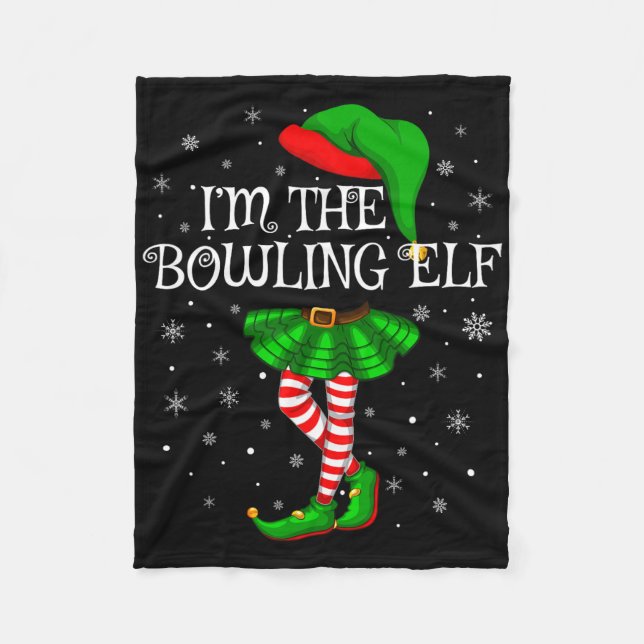 Manta Polar Chicas de la familia I'm The Bowling Elf Ch (Anverso)