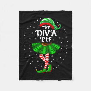Manta Polar Chicas De La Familia Que Coinciden Con Navidad