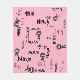 Manta Polar Chicas de Ninja personalizable