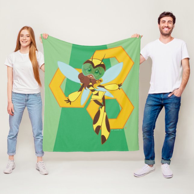 Manta Polar CHICAS del DC Super Hero Bumble Bee (In situ)