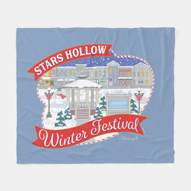 Manta Polar Chicas Gilmore | Festival de Invierno Stars Hollow (Frente (Horizontal))