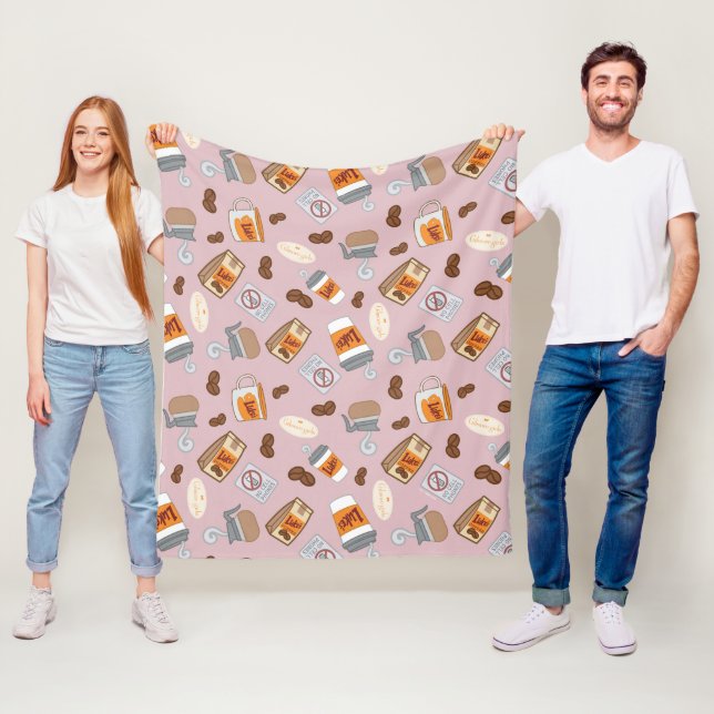 Manta Polar Chicas Gilmore | Patrón de café de Luke's Diner (In situ)