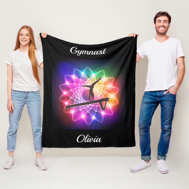 Manta Polar Chicas Gimnasia Equilibrio Viga Personalizada (In situ)