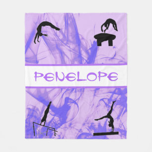 Manta Polar Chicas Gimnasia Eventos Smokey Purple Resumen