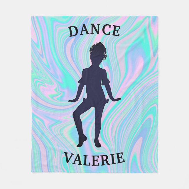 Manta Polar Chicas Holographic Dance Fleece Blanket (Anverso)