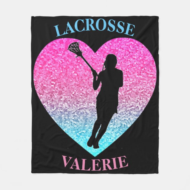 Manta Polar Chicas Lacrosse Fleece Blanket (Anverso)