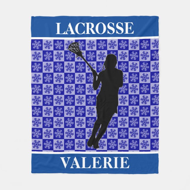Manta Polar Chicas Lacrosse Fleece Blanket (Anverso)