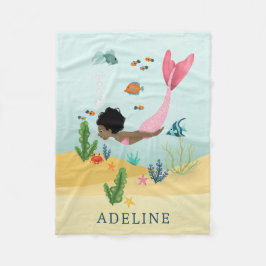 Manta Polar Chicas maleducados y extravagantes niños sirenas a