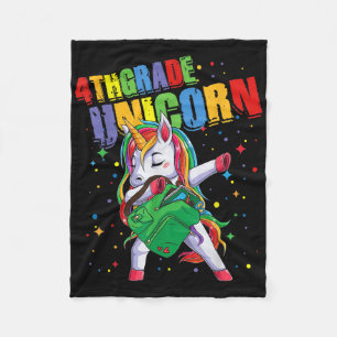 Manta Polar Chicas niños unicornio de 4to grado Lindos De vuel