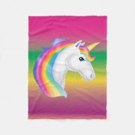 Manta Polar Chicas Rainbow Unicorn Fleece