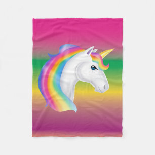 Manta Polar Chicas Rainbow Unicorn Fleece
