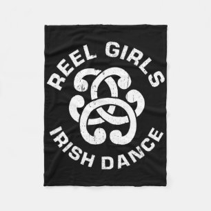 Manta Polar Chicas Reel bailarina irlandesa de danza divertida