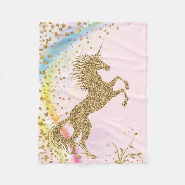 Manta Polar Chicas Unicorn Blanket (Anverso)