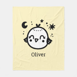 Manta Polar Chick alegre - Kawaii Bird Line Art"