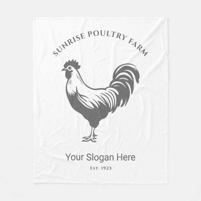 Manta Polar Chicken Farm House (Anverso)