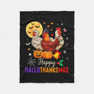 Manta Polar Chicken Halloween Thanksgiving Xmas Happy Hallotha