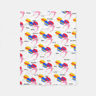 Manta Polar Chicky, Cha-Cha, Boom-Boom, Lya-Lya