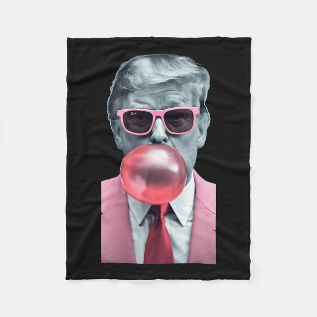 Manta Polar Chicle Burbuja Trump Yum 1  (Anverso)