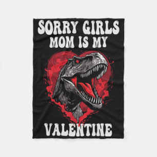 Manta Polar Chico divertido dinosaurio T Rex lo siento chicas