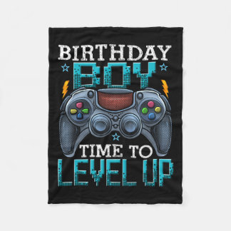 Manta Polar Chico Hora De Subir De Nivel Videojuego Cumpleaños